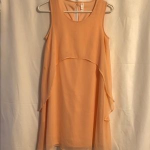 Peach Sleeveless Dress